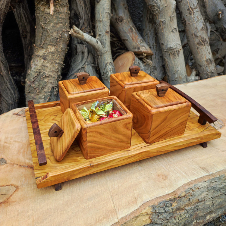 سرویس پذیرایی چوبی